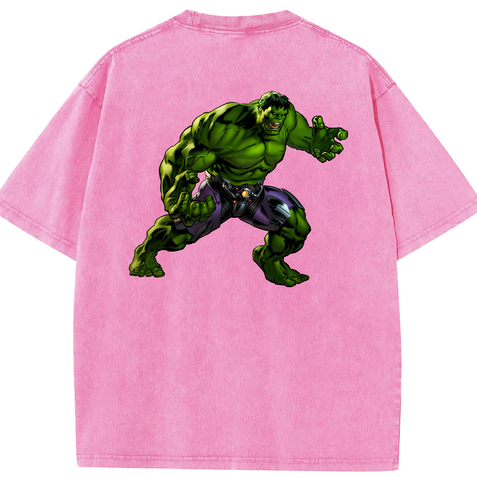 （画像用） アベンジャーズ The Avengers 綿100% ヴィンテージ風 半袖Tシャツ（背面プリント）